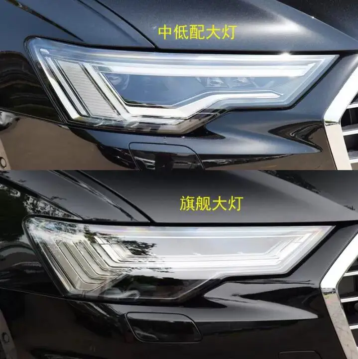 

Прозрачная Налобная лампа для Audi A6 A6L C8 2019 2020 2021