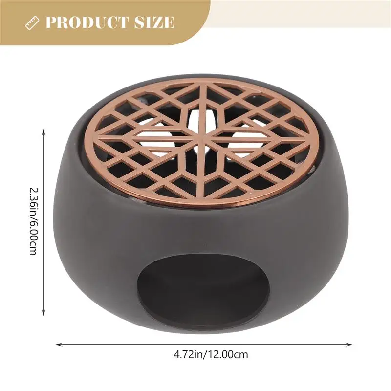 Teapot Warmers Japanese Ceramic Teapot Warmer Holder Base Retro Tea Warmer Holder Kung Fu Teapot Heating Stove Teaware