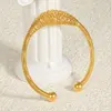 New Fashion Bracelet Bangles Stainless Steel Wire Braided Wave Style with Beads Opening Cuff Bangle Bracelet Women Jewelry Gifts 2