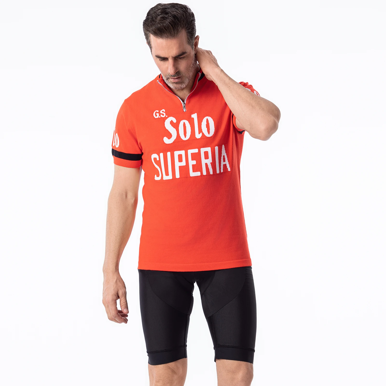 G.S. Веломайка Solo Superia из мериносовой шерсти в стиле ретро