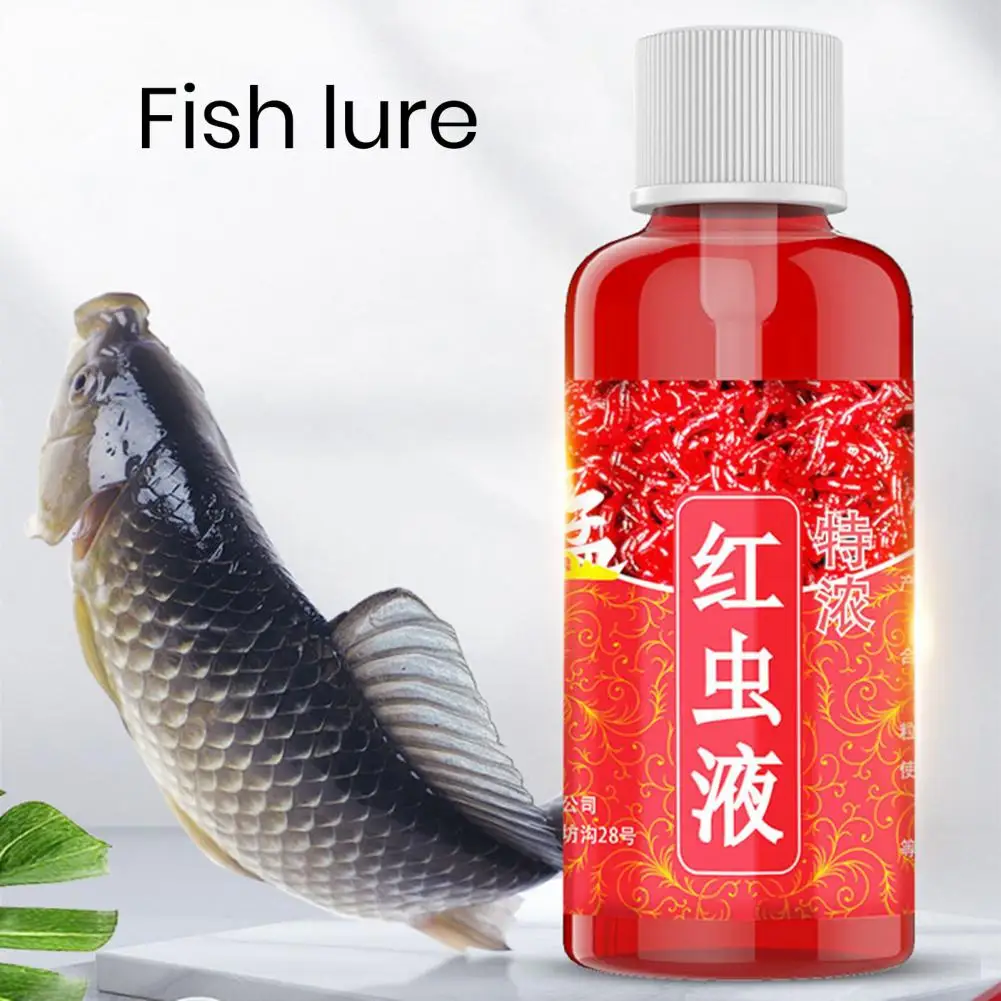 100ml Red Worm Scent Fish Attractants For Baits, High Concentration Fish  Lures Bait Attractant Enhancer, Angler Fishing Equipment Accessories