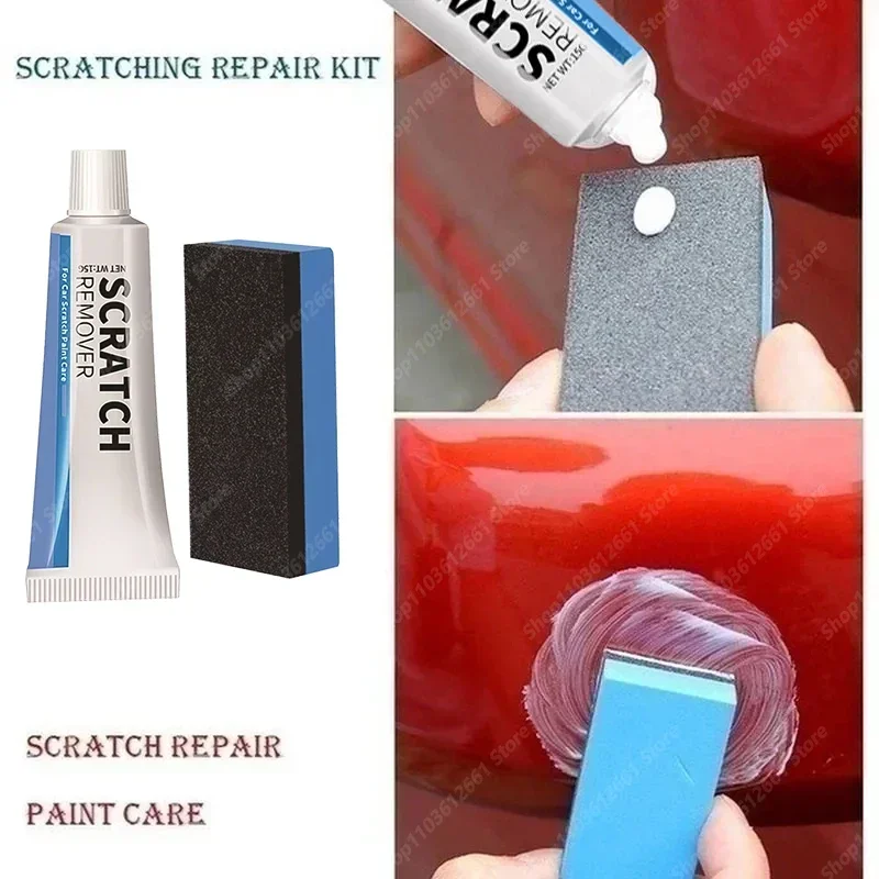Car Scratch Remover Car Polishing Paste Sponge Paint Care Smooth Body Remove Scratch Repair Broken Paint car scratch remover