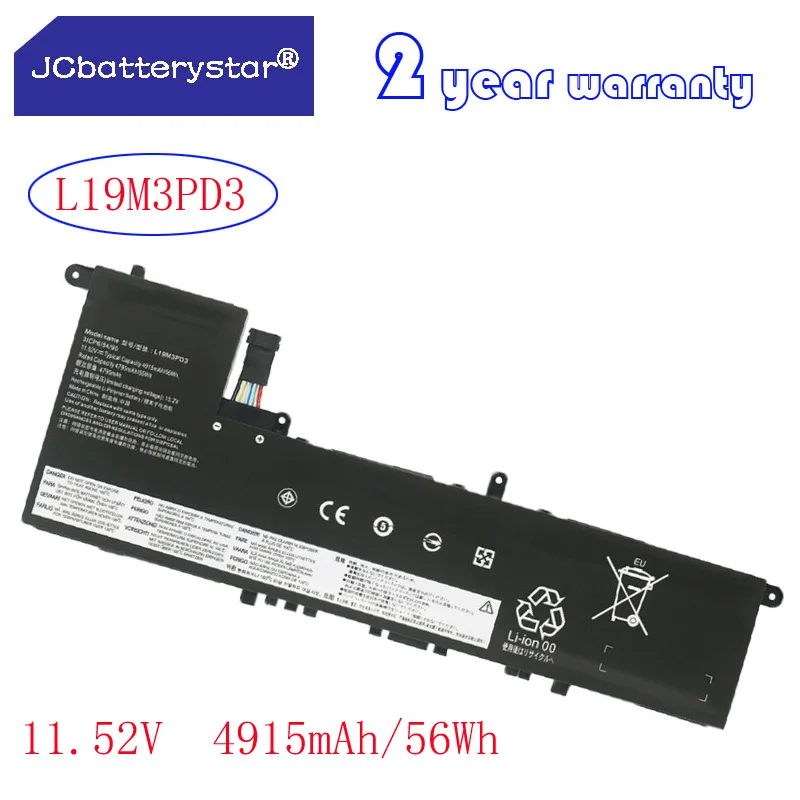 

JC new L19M3PD3 Battery For Lenovo Ideapad S540-13API13IML13ARE 13ITL 81XC 81XA L19L3PD3 L19D3PD3 5B10V27763 5B10W67413 56WH