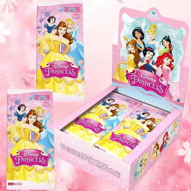 6pcs/set Disney girls FROZEN princess Cosmetics Collection cards set snow White boys Avengers card  kids Christmas present 1