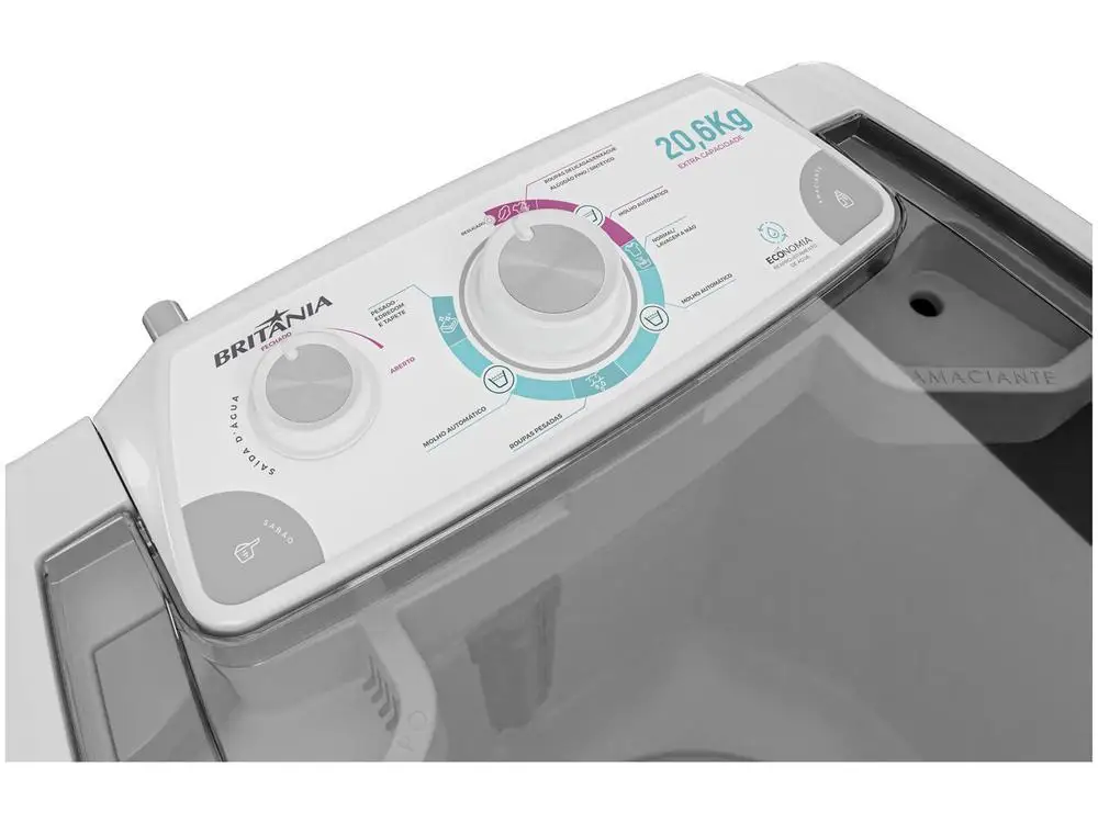 Lavadora Semiautomática Britânia 20,6kg BLR04 - 220V 5