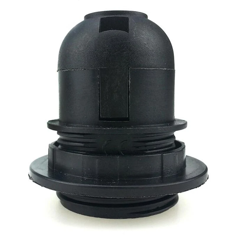 E27 Light Bulb Lamp Holder Base Converter Socket Lampshade Electric Splitter Screw Black White for Home Led Bulb Lighting lamp holder lamp bulb holder lamp base lamp socket adapter