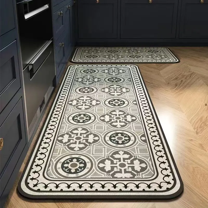 

VIP Non-slip Kitchen Carpets for Living Room Long Area Rug Kitchen Floor Mat Carpets Entrance Door Mat Home Decor Alfombra Tapis