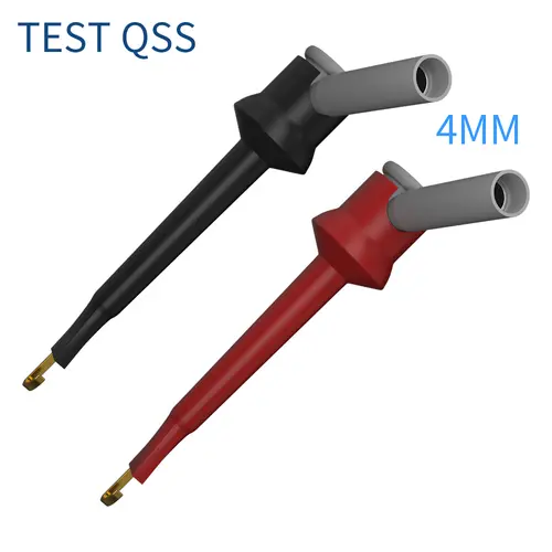 QSS 2PCS Test Hook Clips with Inner Spring with 2MM Hole Copper Mini Grabber for Multimeter Test Lead DIY Tools Accessories - Image 7