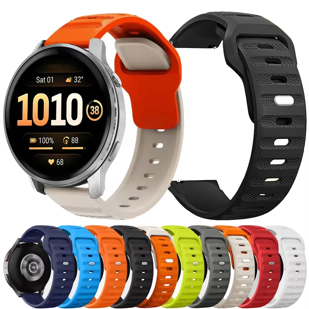 Sleek Silicone Smartwatch Strap - 20mm/22mm