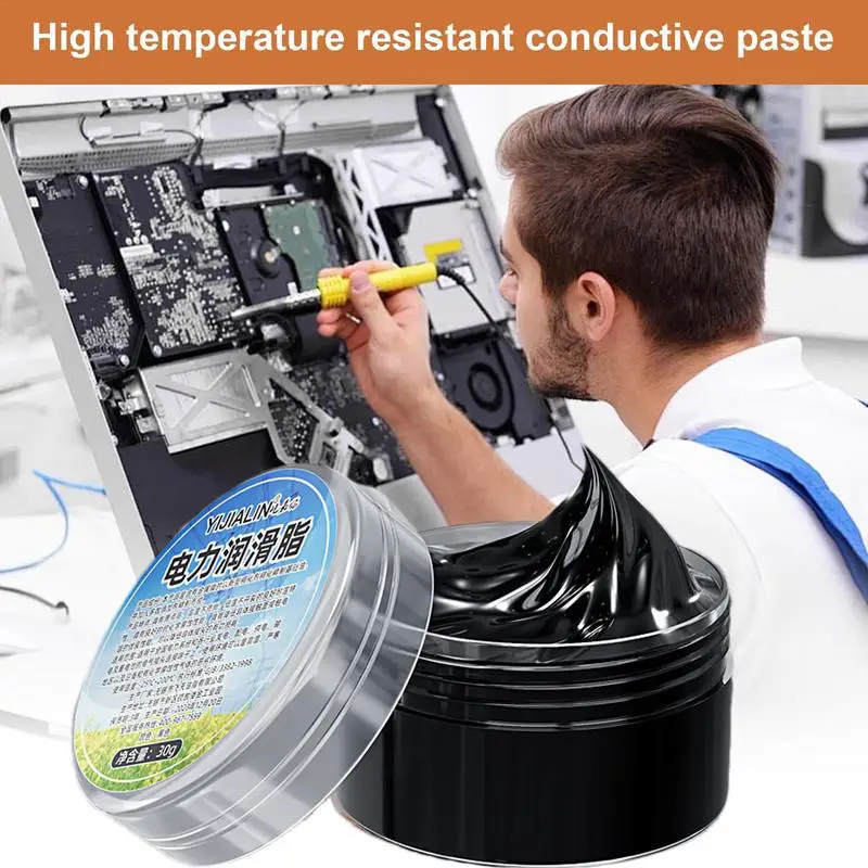 Copper Grease High Temperature Electrical Contact Grease 30g for Prevent Metal Rust