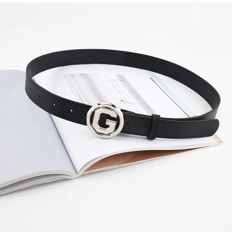 

New Women's Jeans Casual Slide Buckle Belt for women Simple Fashionable Female