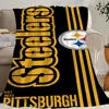 Fashion P-Pittsburgh S-Steelers Blanket Skin friendly comfort warm soft plush blanket suitable sofa living room office bedroom 6