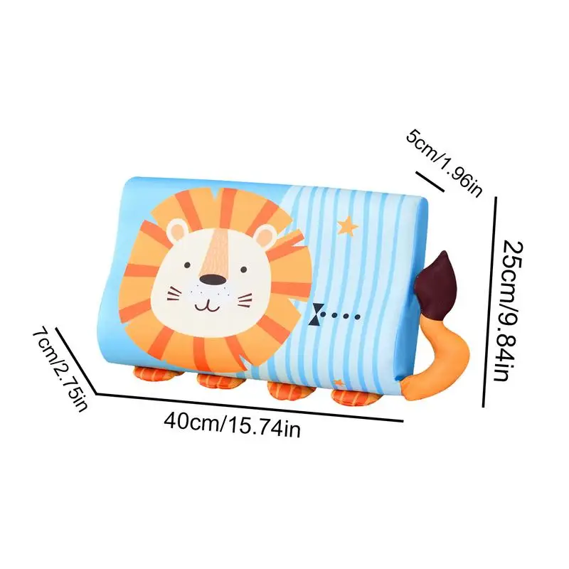 Toddler Pillows For Sleeping Breathable Toddler Pillow Cooling Pillow For Better Neck Support Crib Pillow Cute Animal Ergonomic 6