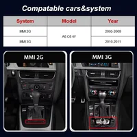 8.8“ Linux Wireless CarPlay Android Auto Car Multimedia Player For Audi A6 C6 4F 2005-2011 MMI 2G 3G BT GPS Navigation Stereo 2