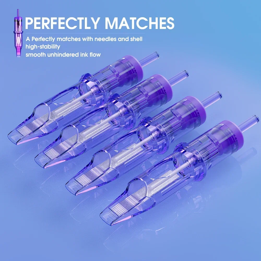 20pcs Dragonhawk Tattoo Needle Eyebrow Needle Permanent Makeup Cartridge Needles For Tattoo Pen Tattoo Machine Supplies 2