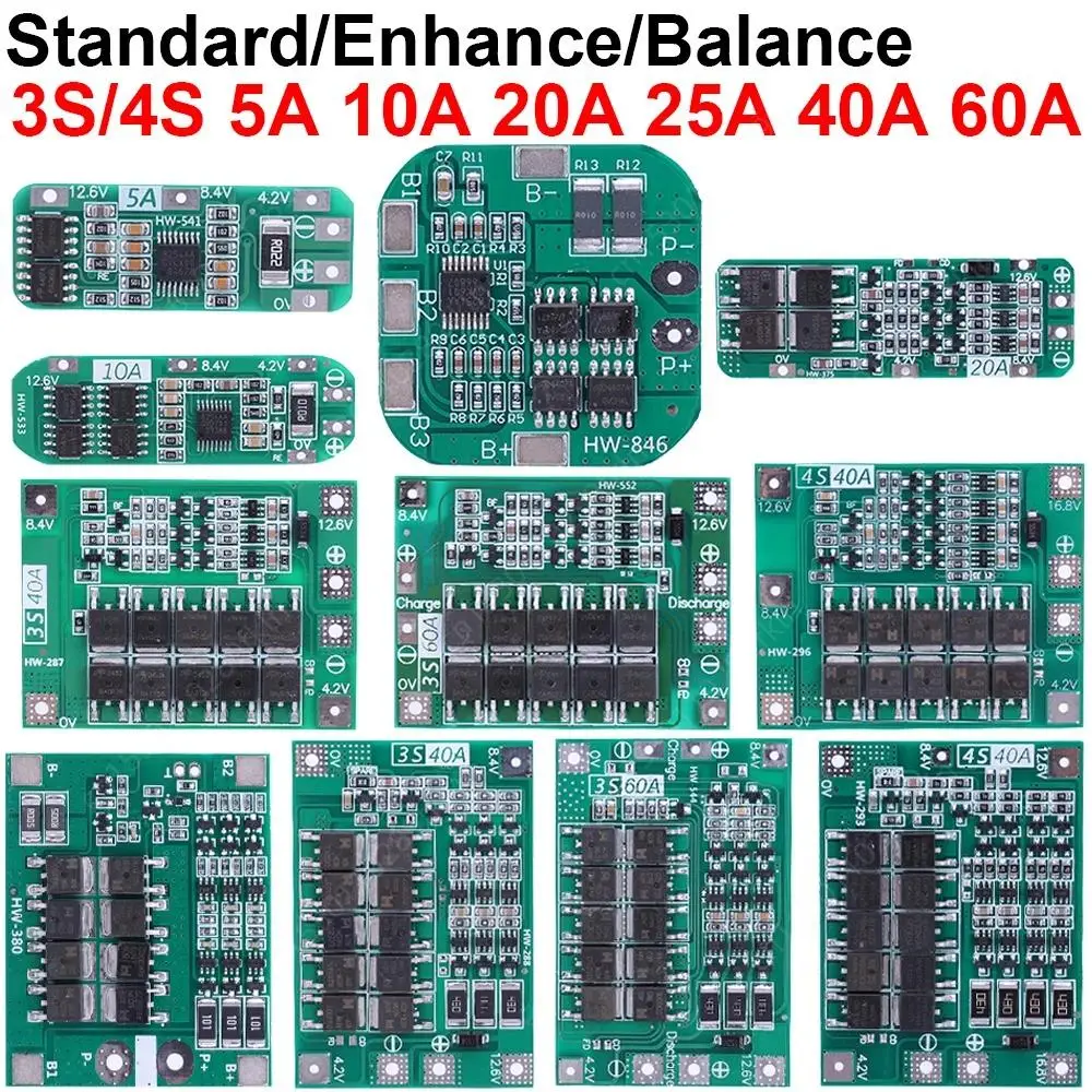 Lot de 8 Batteries Drone 3S/4S 5A-60A Balance Standard