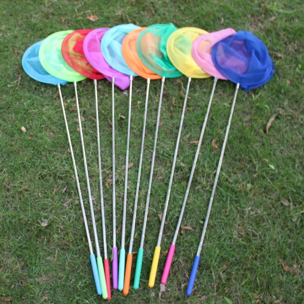 

85cm Extendable Catching Net Butterfly Fish Insect Catcher Net Telescopic Outdoor Water PlayTools Games Baby Fishing Accessories