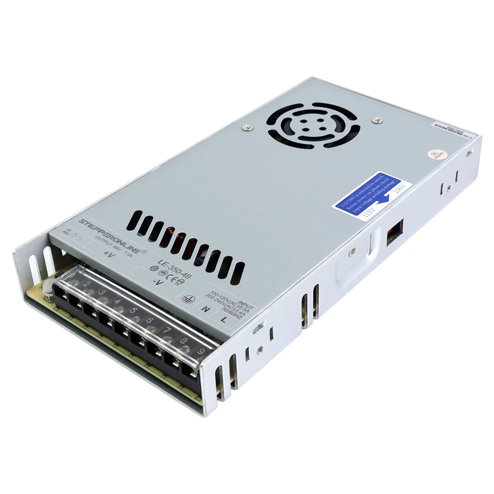 STEPPERONLINE 4 Axis Nema 23 Closed Loop Stepper Motor 3Nm and Hybrid Servo Stepping Driver & 500W 48V Power Supply CNC Kit