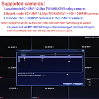 Xmeye-Enregistreur vidéo de surveillance intelligent, DVR NVR, 4 canaux, 8/16 canaux, 5MP-N, 1080P, poignées de mouvement audio sur coaxial, ECT pour caméras de vidéosurveillance 2