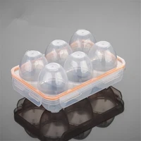 Portable Camping Shockproof And Leakproof 6 Eggs Carrier Container Case Eggs Carrier Holder Egg Storage Box Case 1