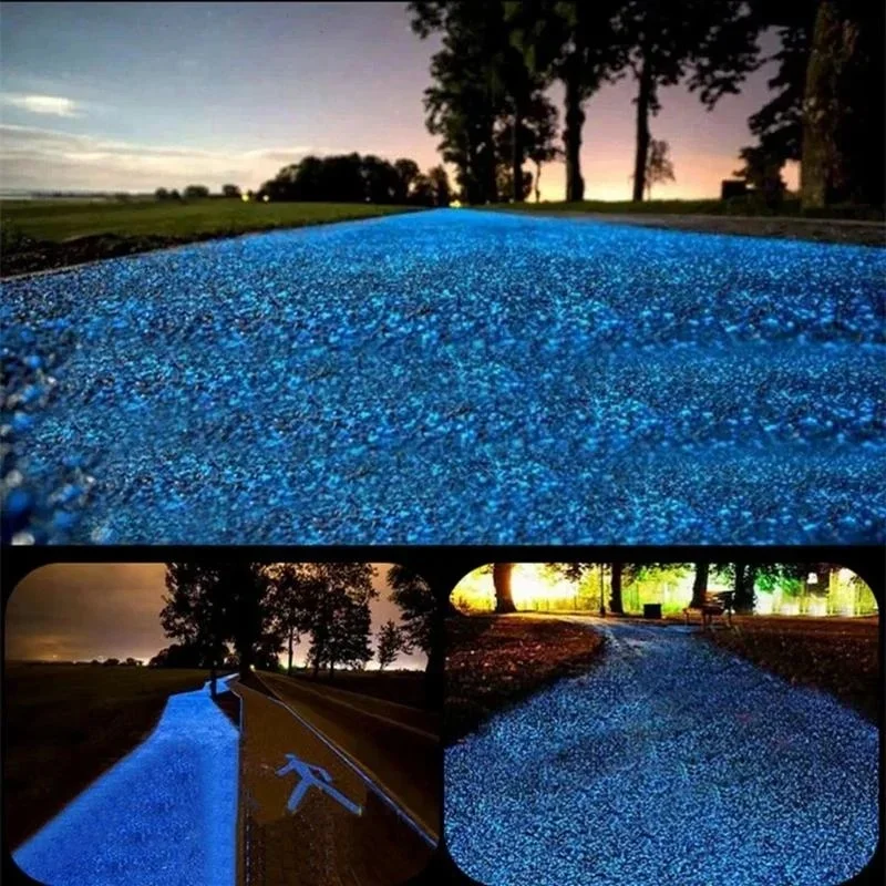 Glow in The Dark Rocks Fish Tank Sand Aquarium Gravel Pebbles Luminous Stones 1000pcs for Wase Filler Potted Art Bottle Decor glow stones,luminous sand,decorative stones,artificial stones