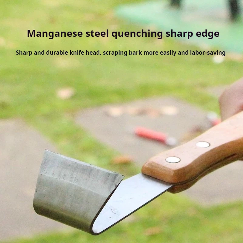 Garden Hand Tools Multipurpose Garden Tools Bark Scraper & Grafting Knife for Necrotic Bark Removal Fruit Tree Peeling and Care