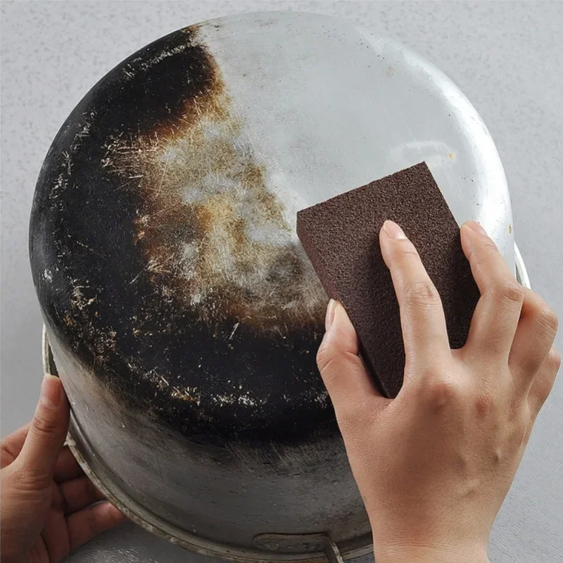 Wonder Magic Sponge Eraser Carborundum Removing Rust Cleaning Brush Cooktop Pot Descaling Scrub Dady Kitchen Reusable Washable 2