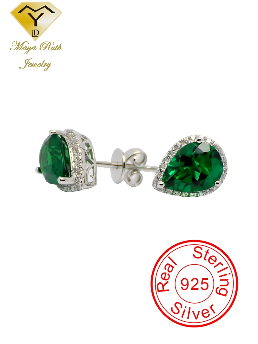 

Серьги с изумрудами и драгоценными камнями