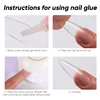 10pcs DIY Press on Nails Affordable Strong Adhesive Nail Glue UV Gel Acrylic Nail Tips Low Price Nail Art Tools 6