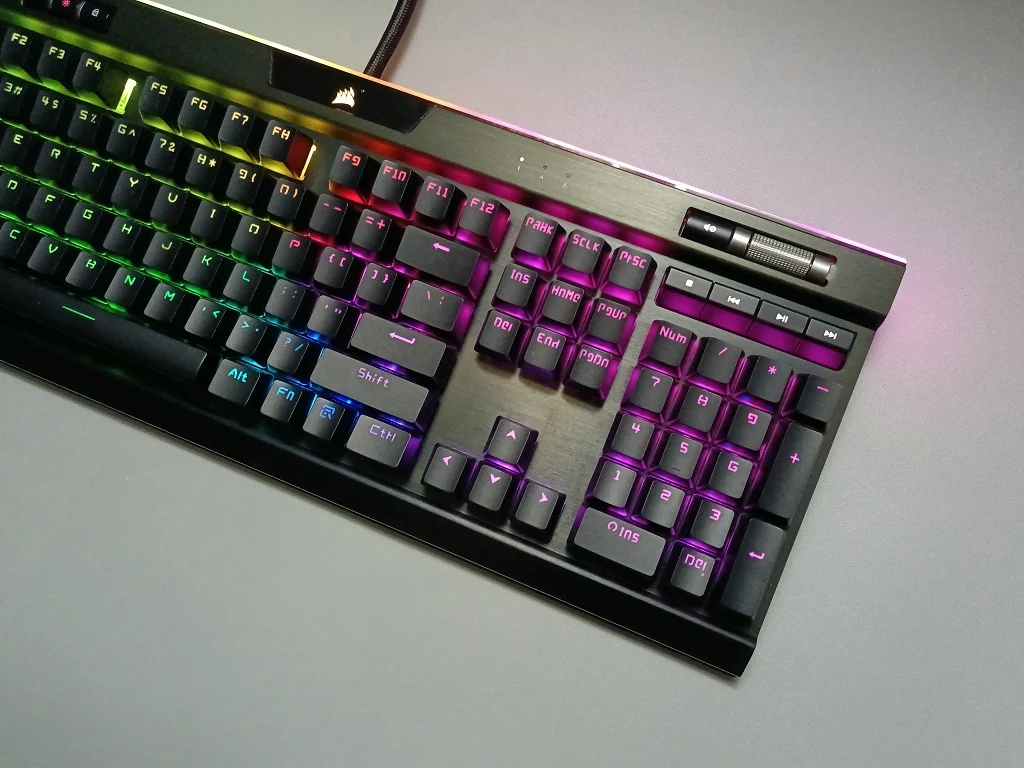 K70 K65 K68 K63 K95 K100용 Corsair PBT 투명 키캡
