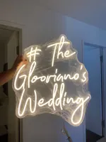CUSTOM Neon Sign ขนาดใหญ่ LED Neon Light Wall Decor สําหรับ Home Business กิจกรรมปรับแต่งนีออนชื่อป้ายสําหรับตกแต่งห้อง 6