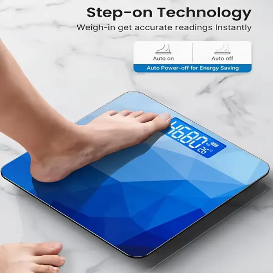 Gradients Color LCD Display Bathroom Weights Scale Household Accurate Gym Smart Scales Body Weighing Digital Electronic Scale