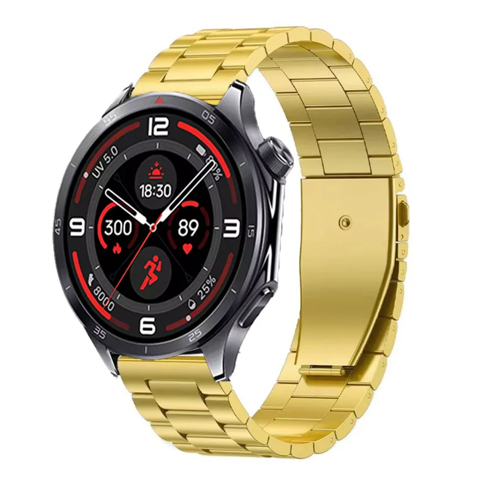 Universal Metal Smartwatch Strap - Adjustable 22/20/18mm Watchband Bracelet