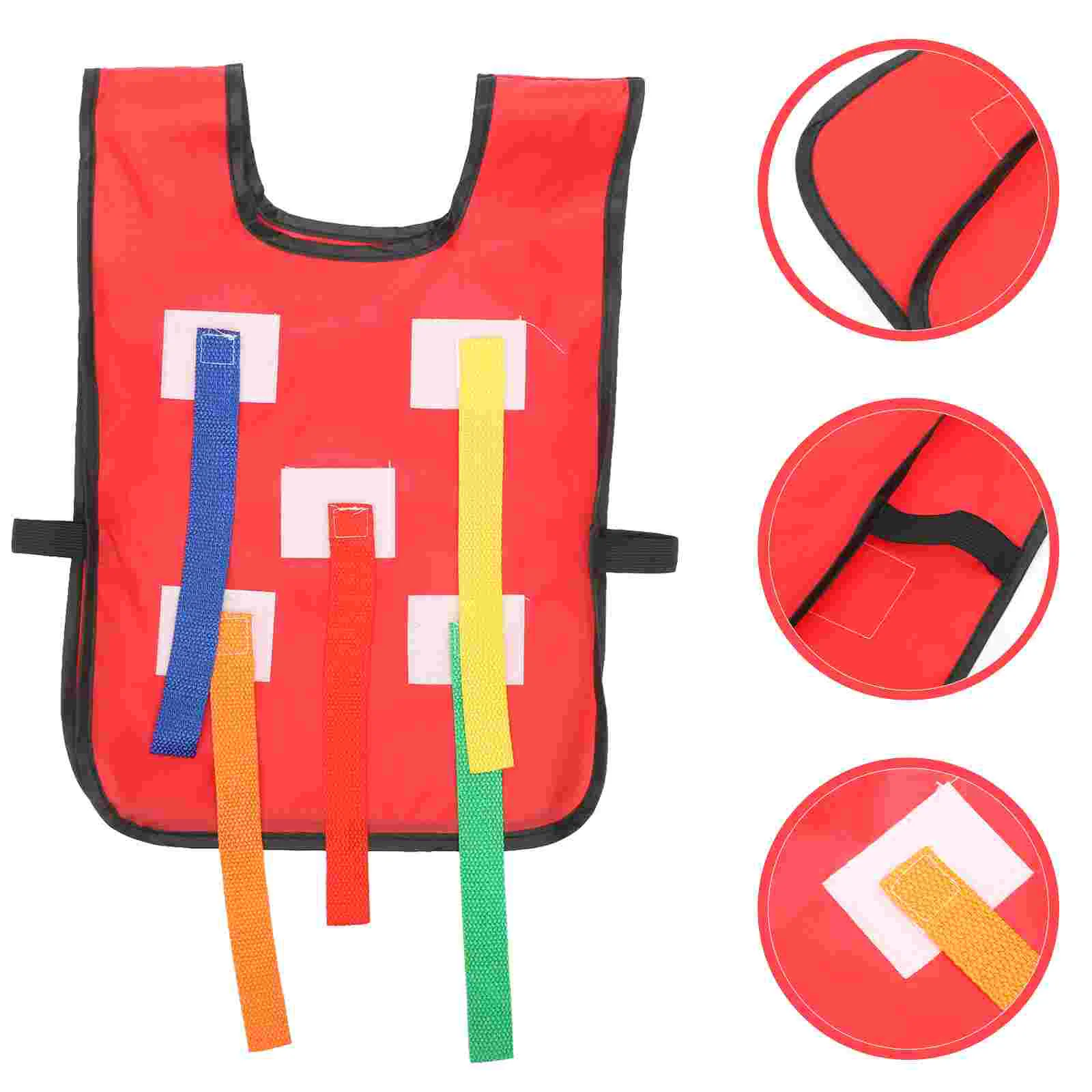 Tail Pulling Vest Children Games Props Toys Kids Equipment Sports Toddler Educational Training Fabric Babies Interactive Baby 2