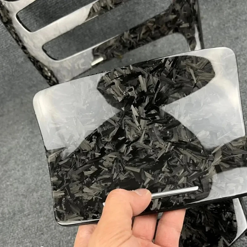 High Strength Carbon Fiber Chopped Bundle - Marble Texture DIY Interior Parts, 100g