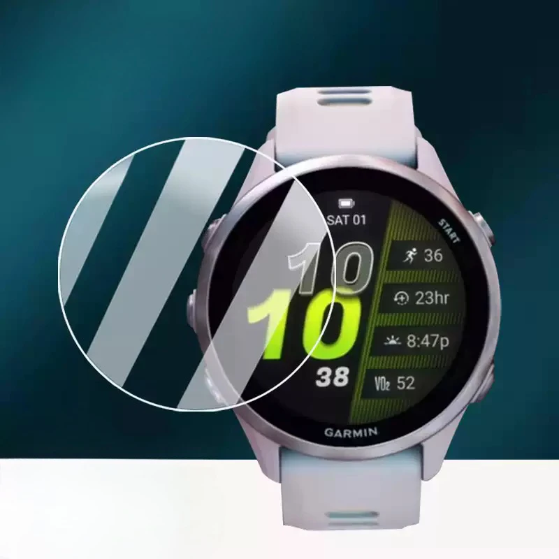 Clear HD Tempered Glass Screen Protector for Garmin Forerunner Series Watches