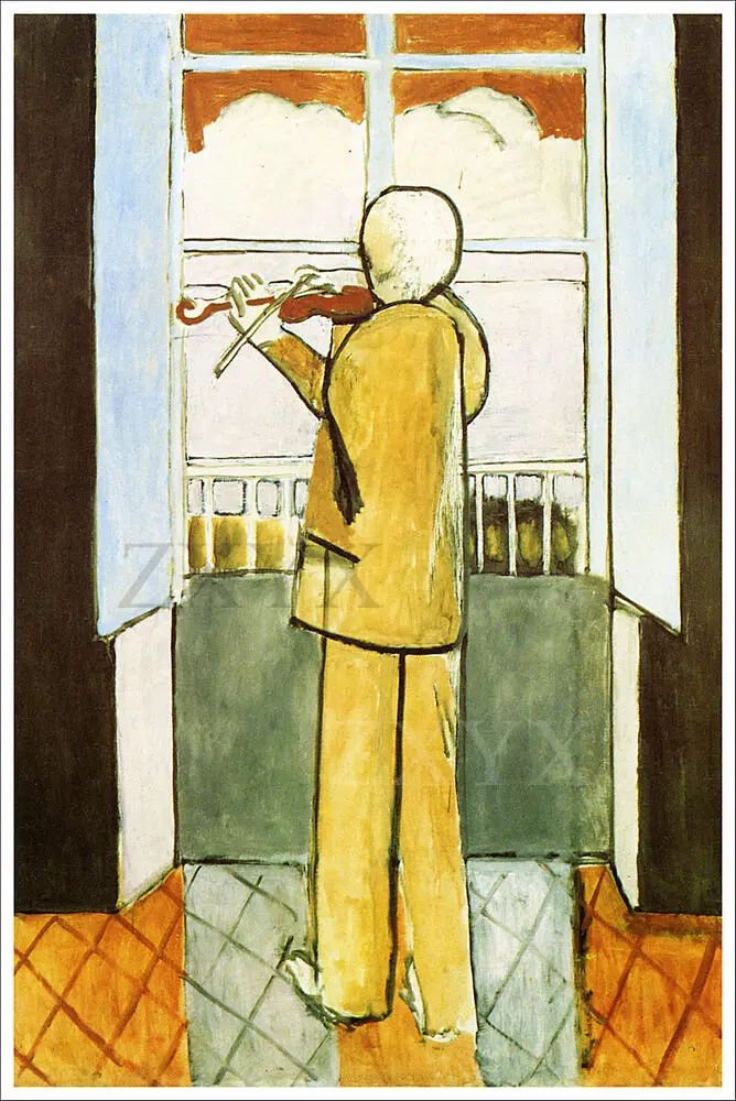 

Artist Henri Matisse Poster Print of Painting Violinist at The Window