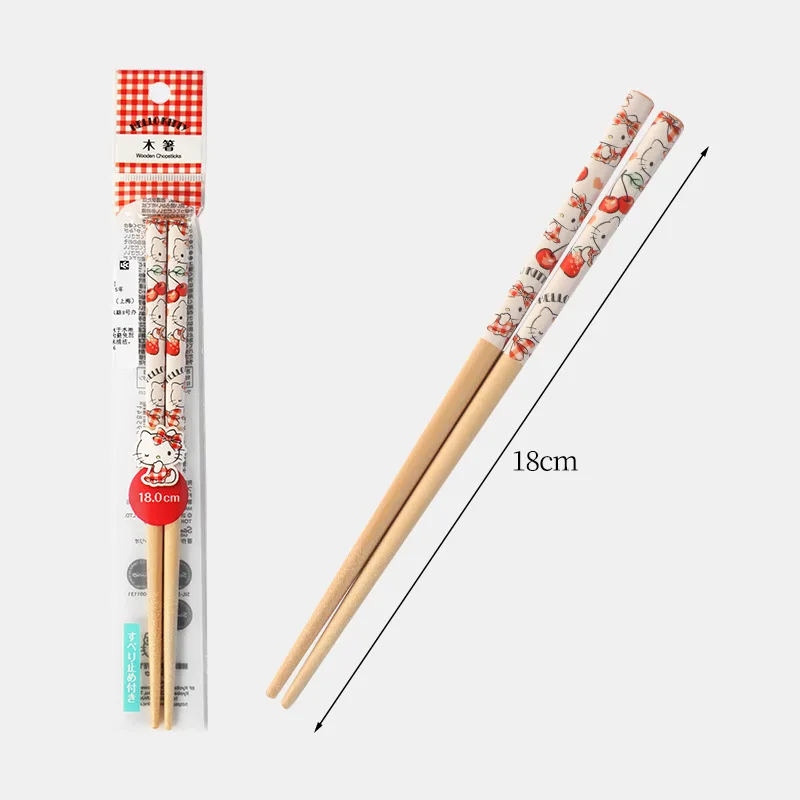 

Sanrio Hello Kitty Anime Kawaii Children Training Chopsticks S Children's Chopsticks Cute Kuromi My Melody Tableware Kids Toys
