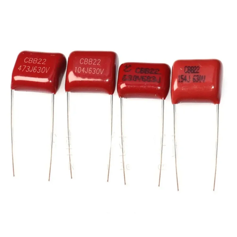 

20PCS IN-LINE CBB FILM CAPACITOR 630V473J 683J 104J 154J 224J 334J PITCH P=10MM