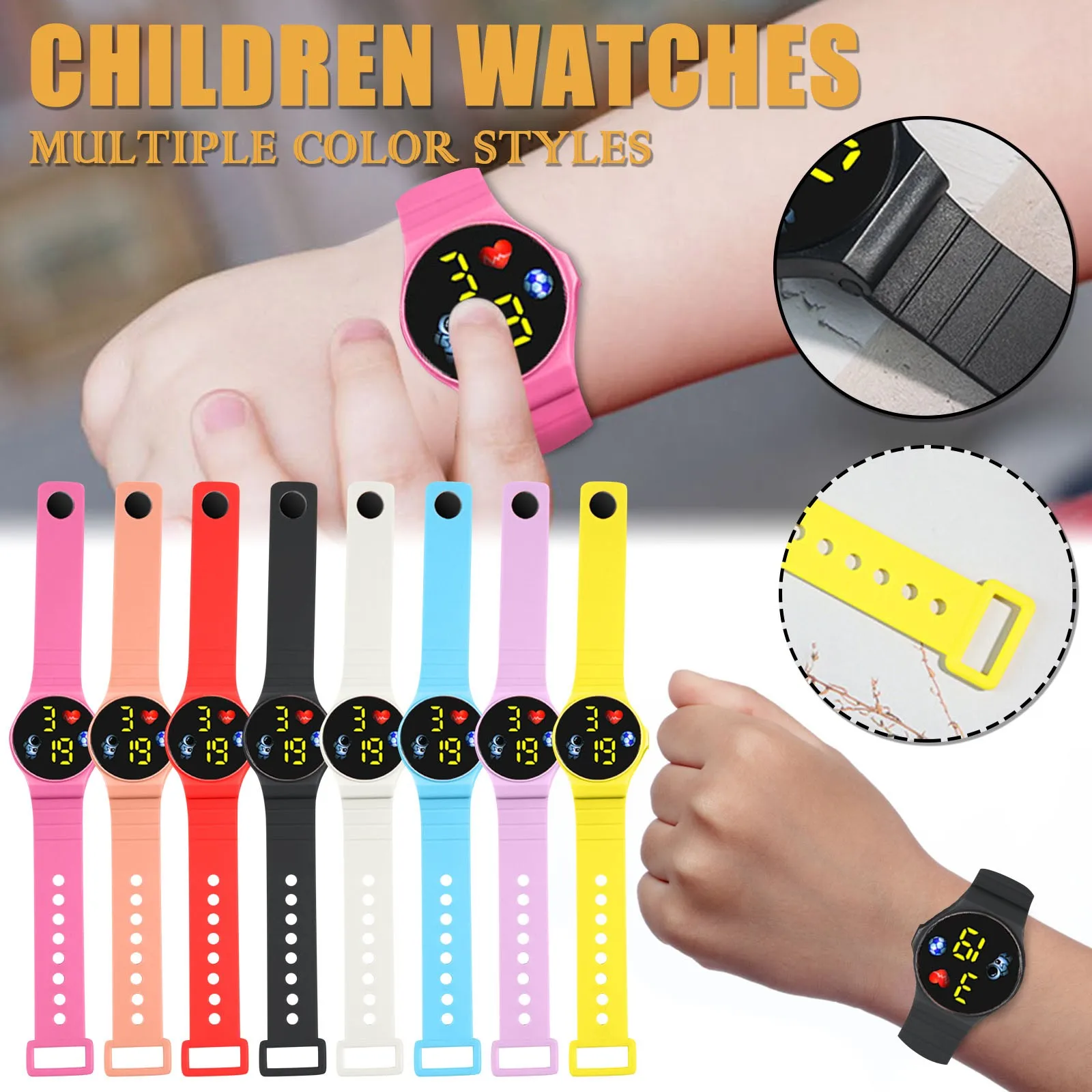 

Kids Digital Watch Children's Watch Sports Electronic LED Waterproof Kids Watch Fashion Teen Boys Girls Smart Watches Montre