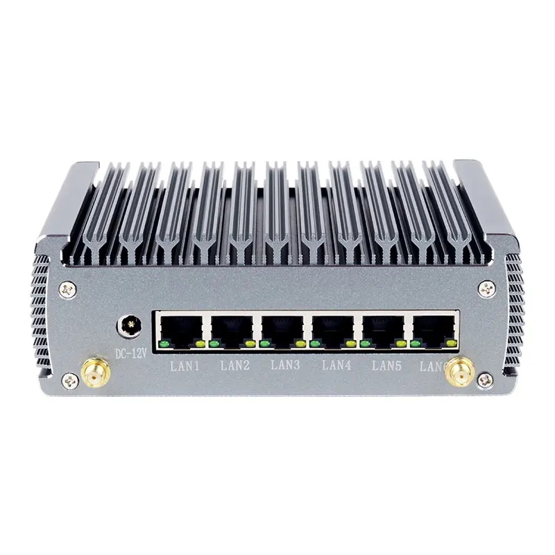 Mini PC i5-1135G7 4 Cores 8 Threads 6x LAN 2.5G Intel i225V NIC 4x USB RS232 HDMI Mini PCIE GPIO Windows 10 Linux/Ubuntu router