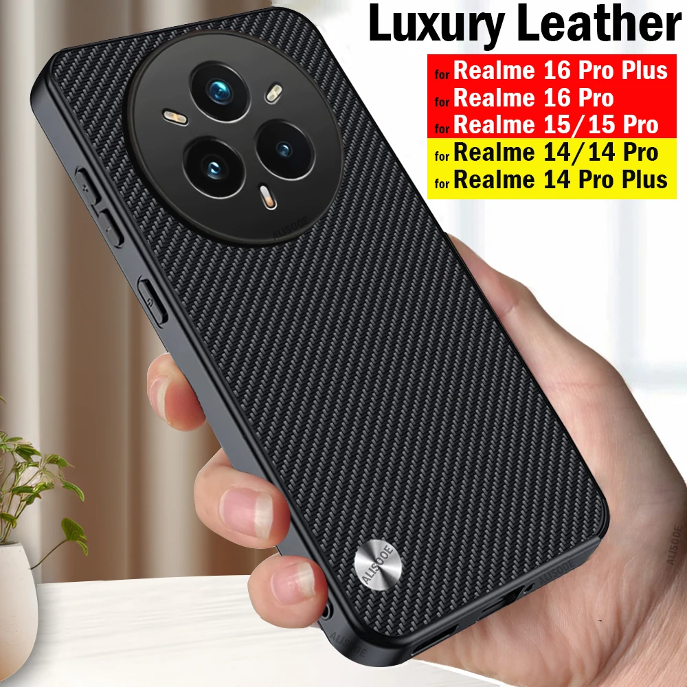 Luxury Plain Leather Protective Phone Case - Premium Cover