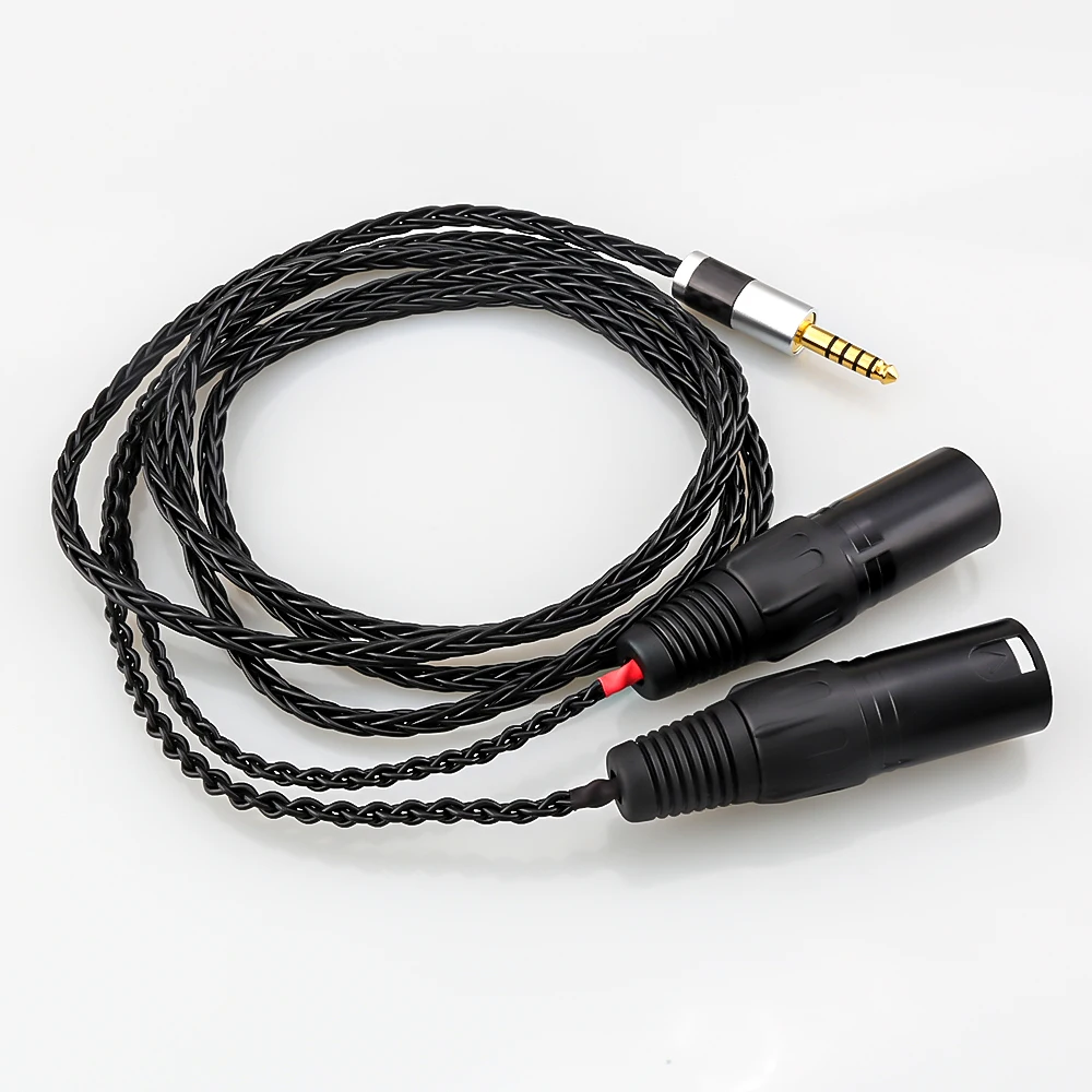DIY 8 ھ ǹ  4.4mm 뷱 ̺, - 2x3  XLR 뷱    ̺ ڵ