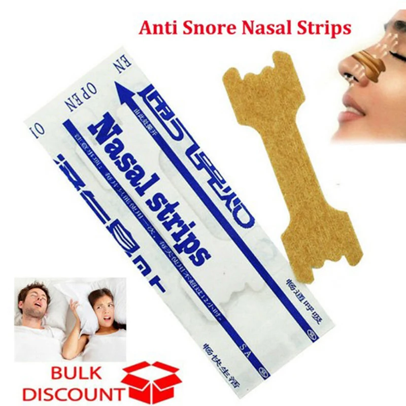 

5Pcs Nasal Strips Anti-Snoring Improve Sleep Ventilation Nose Sticker Better Breath Tool Health Care Patch Sleep Aid Adult Child