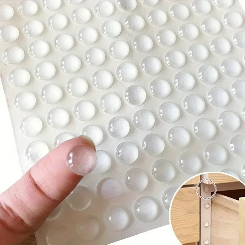 100Pcs/sheet Self Adhesive Door Stopper Clear Rubber Cushion Protective Pads Soft Anti Slip Shock Absorber Pads-Dampe Feet Pads