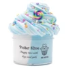 Mixed Butter Slime Kit Fluffy Putty, Watermelon Lollipop Charms for Kids, Stretchy Non-Sticky Stress Relief Toy for Boys Girls 3