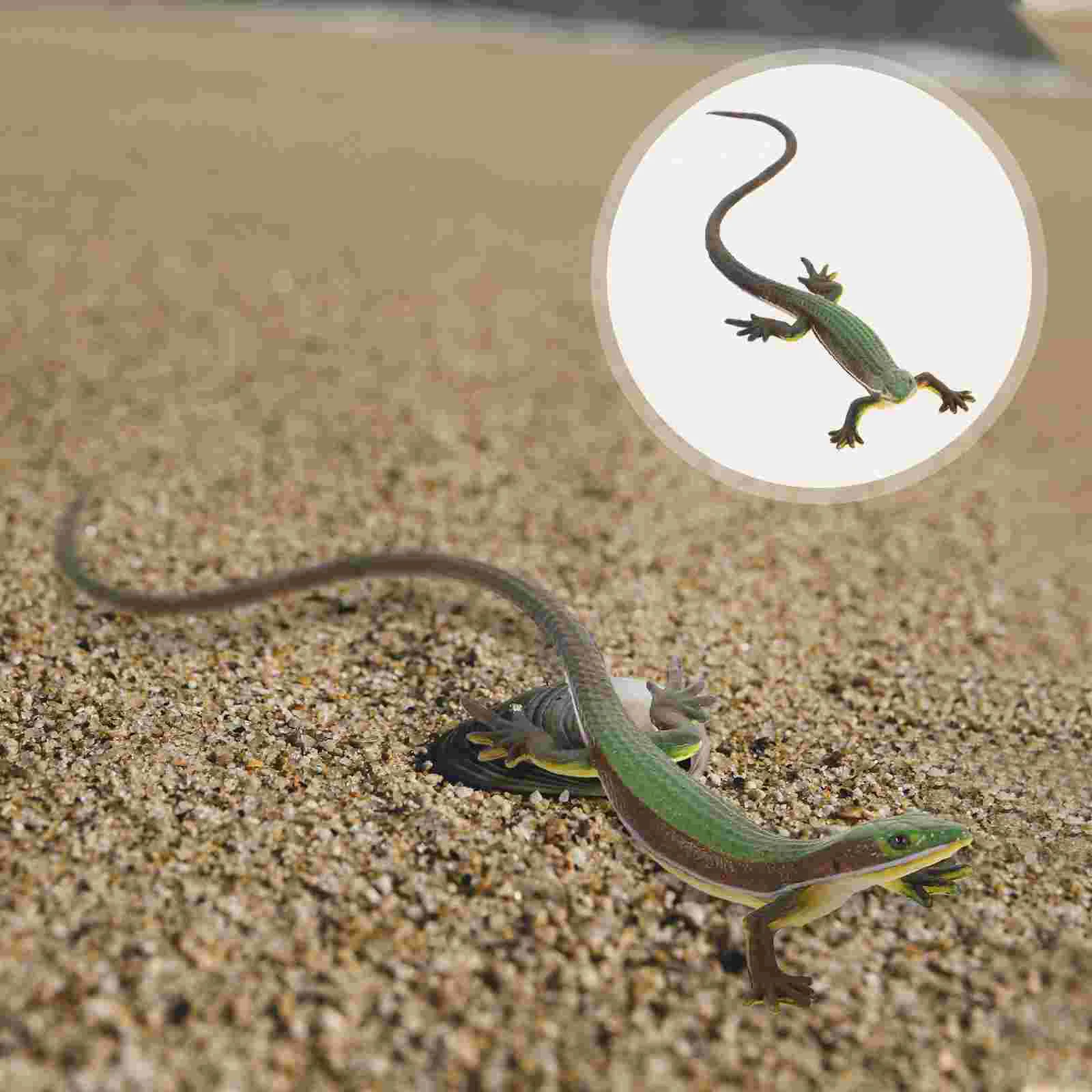 

Realistic Fake Lizards Artificial Reptile 1Pc Animal Toyss Plastic Lizards Action Figures Halloween April Fools Day Pranks