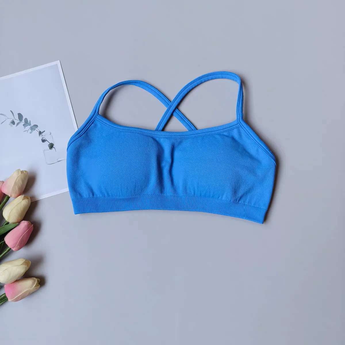 Seamless Women Fitness Yoga Bras Race Back Sports Bras Nylon Top Bra Sexy Running Breathable Underwear For Women Gym Bra Top