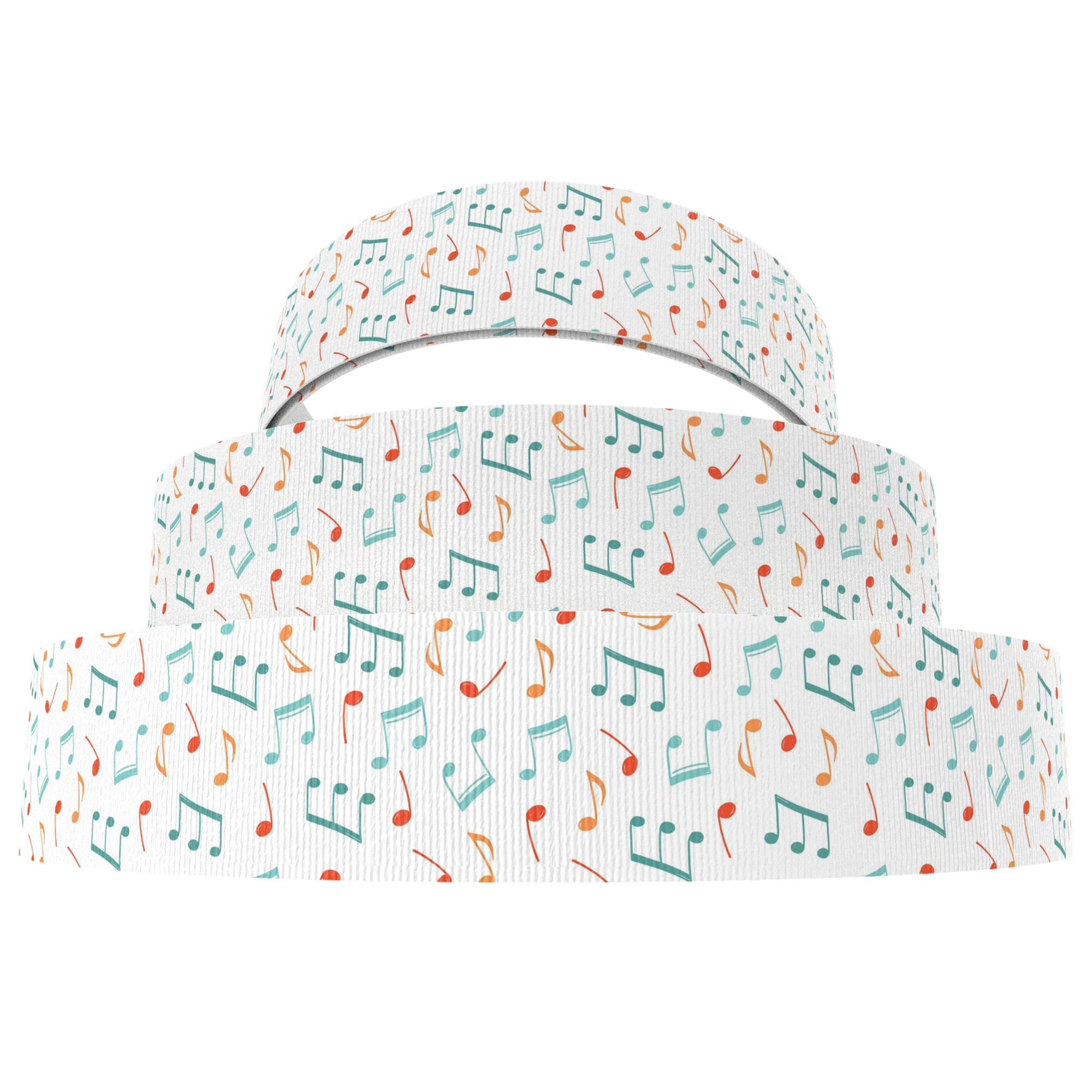 5 Yards Multi Size Music Guitars Violin Printed Grosgrain Ribbon For Gift Wrapping DIY Bowknot Party Crafts,5Yc35262