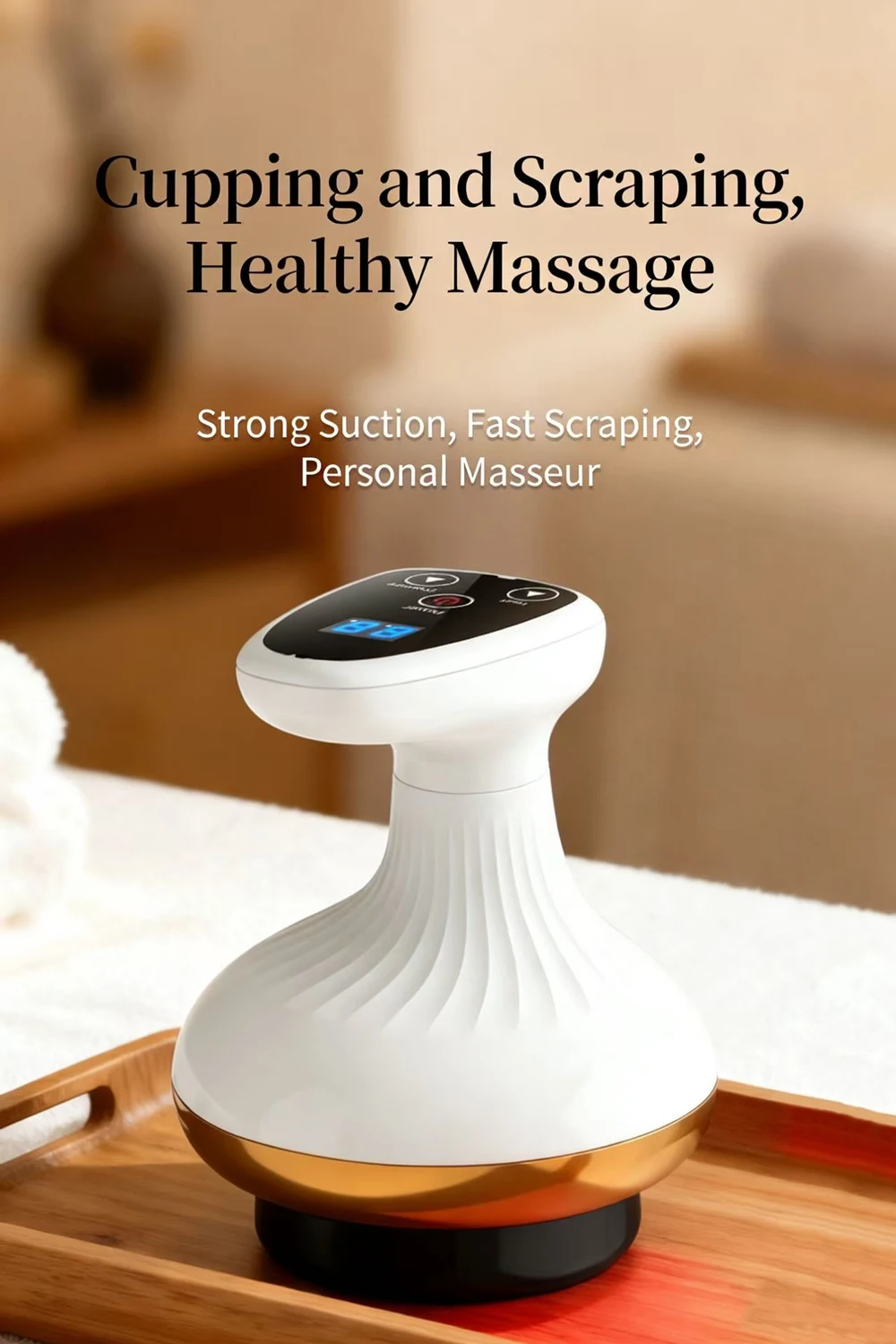 Electric Scraping Cupping Massager With Heated Suction Technology_voghion.com